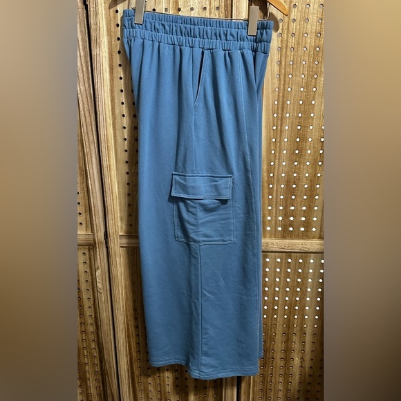 Forever 21 Sky Blue Cargo Pants Casual - Picture 4 of 5